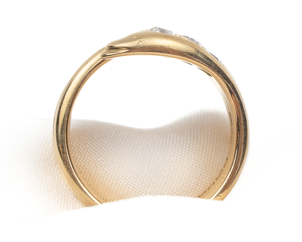 Art Deco English Diamond Snake Ring
