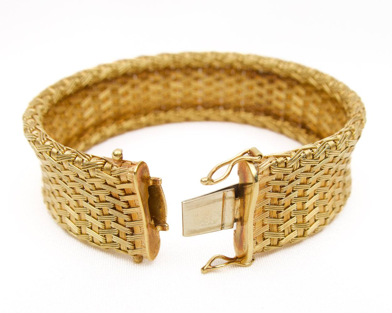Vintage Gold Woven Herco Bracelet