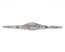 Edwardian Diamond Filigree Bracelet