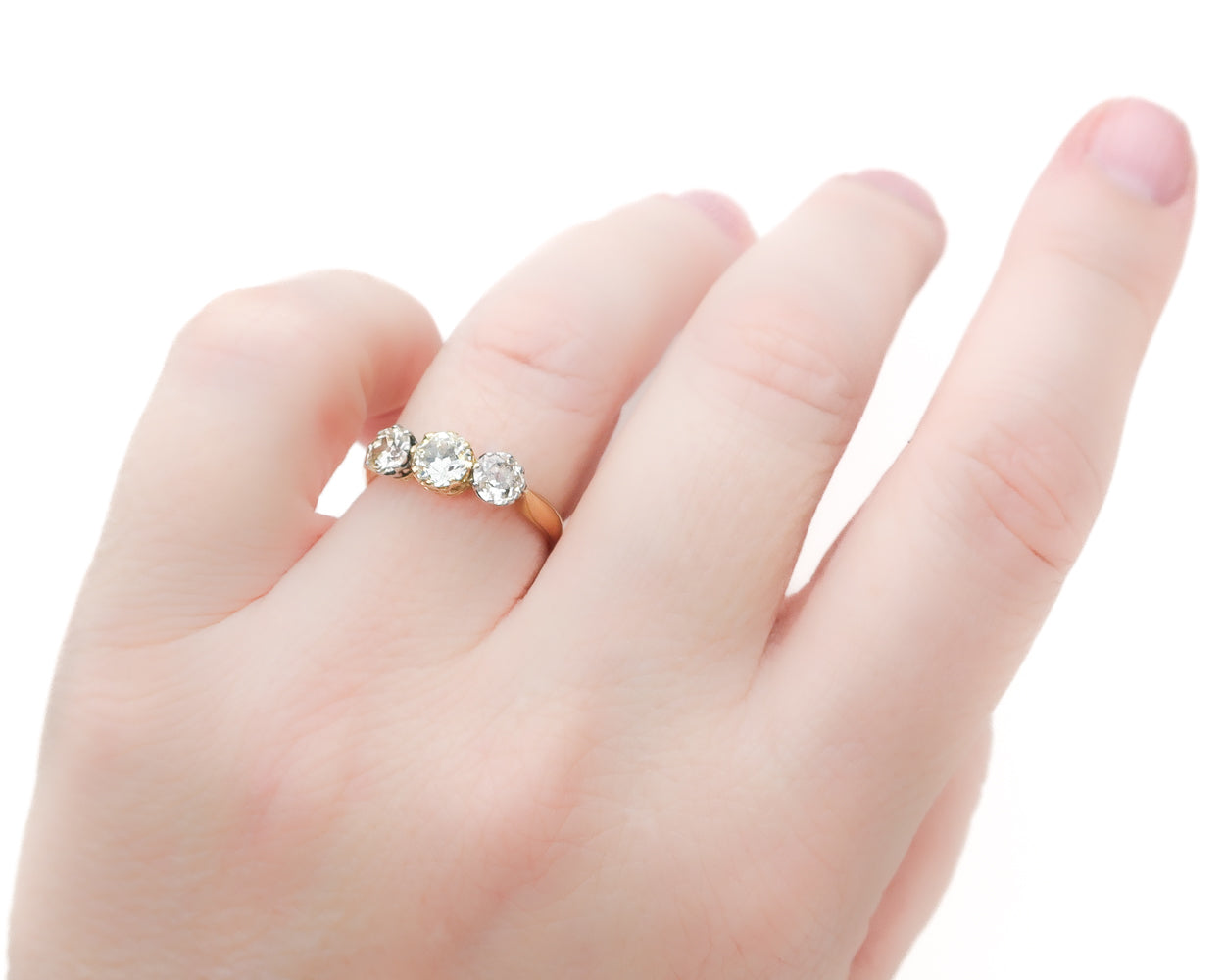 Victorian 3-Stone Diamond Ring
