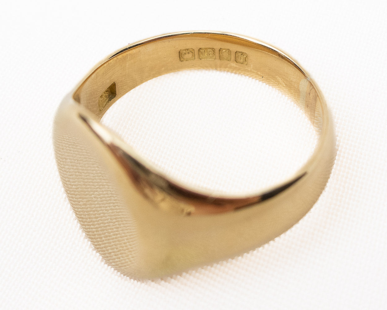 Edwardian Plain Signet Ring
