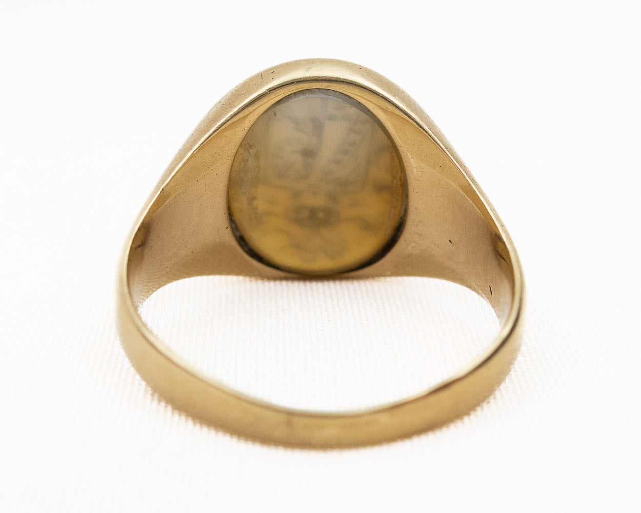 Victorian French Agate Intaglio Ring