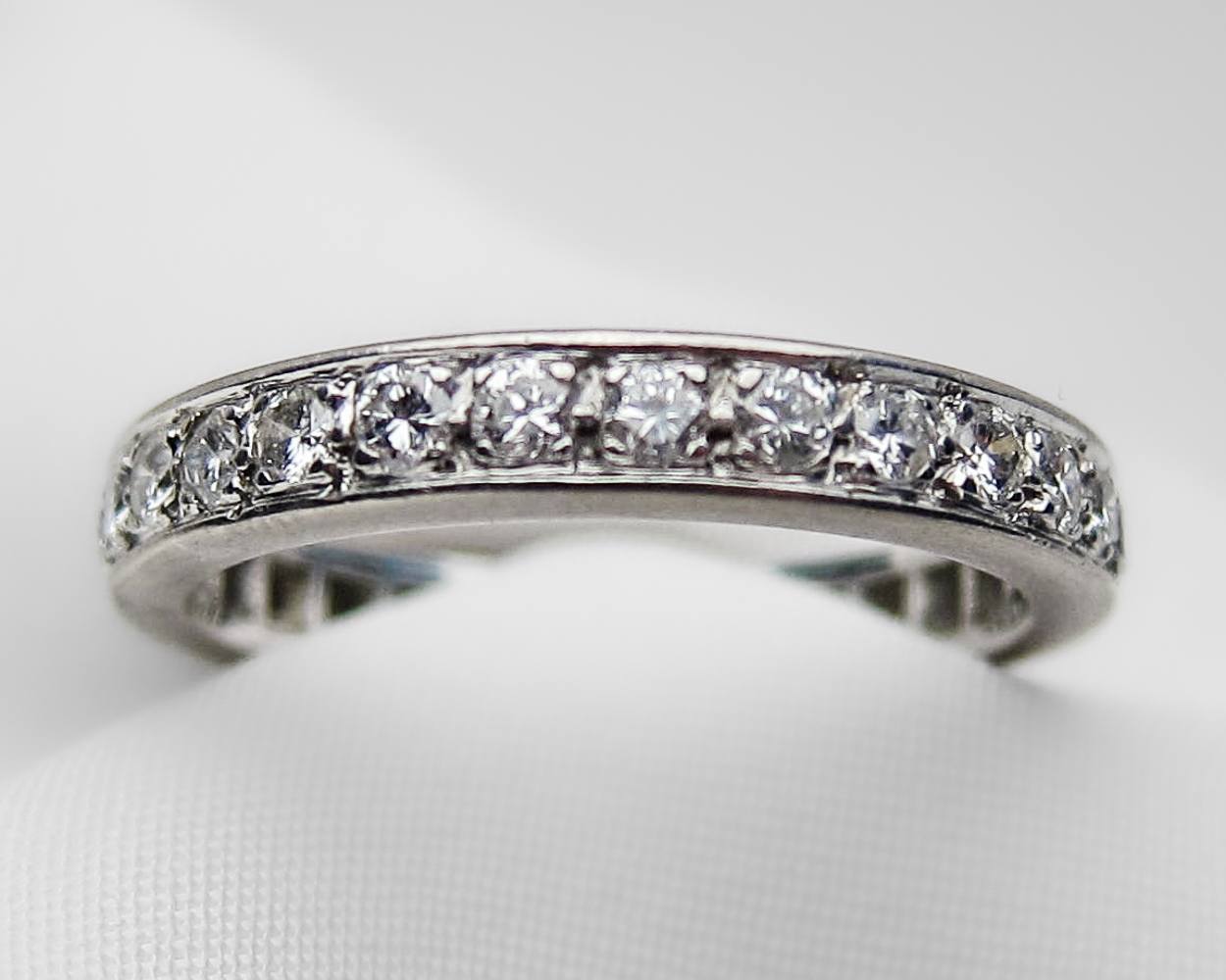 1960s Diamond Eternity Band