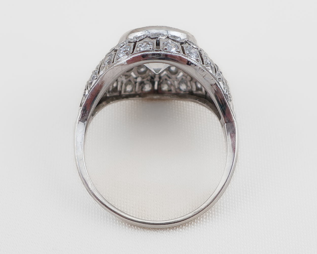 Art Deco Domed Diamond Ring