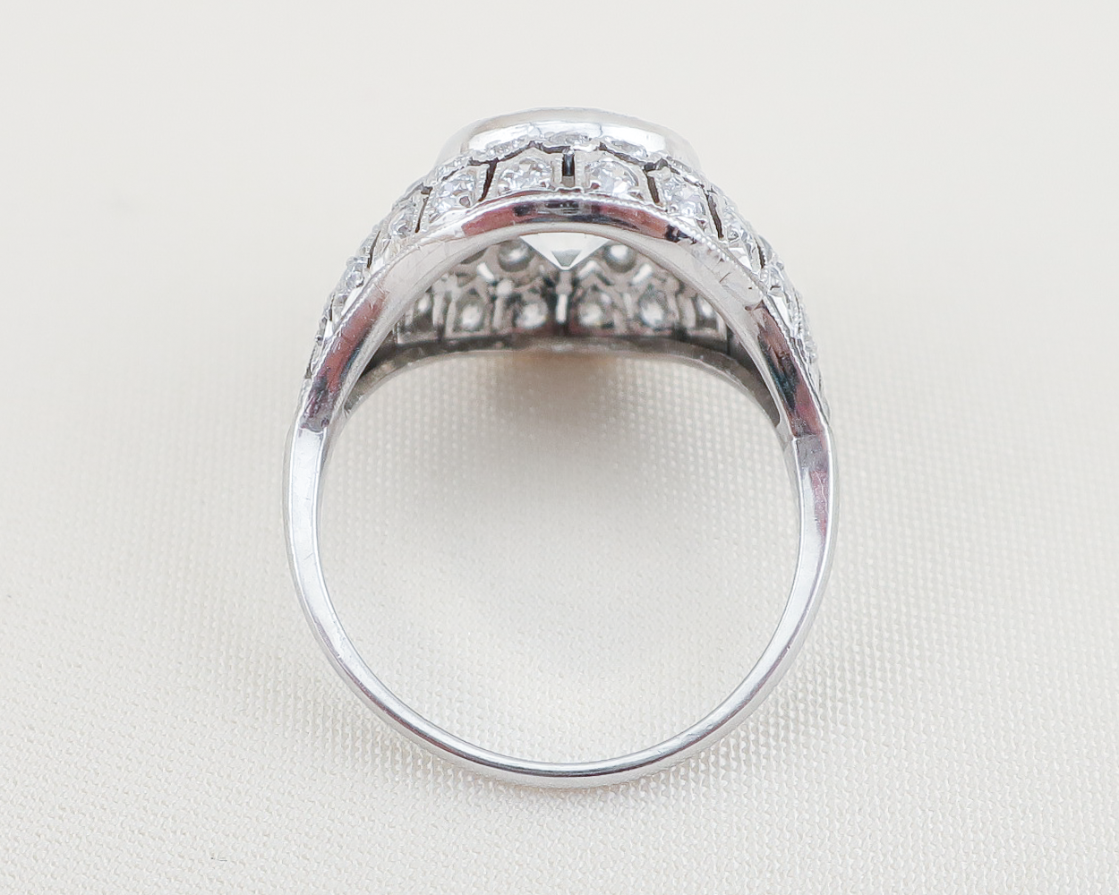 Art Deco Domed Diamond Ring