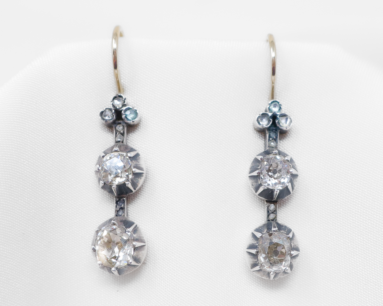 Victorian Diamond Drop Earrings