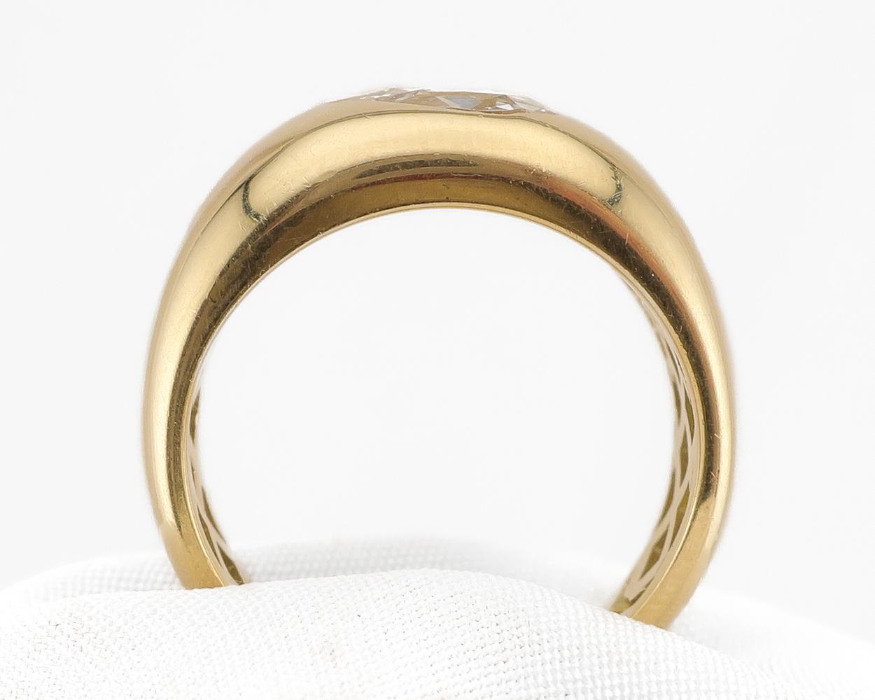 1980s Rose-Cut Pear Diamond Band