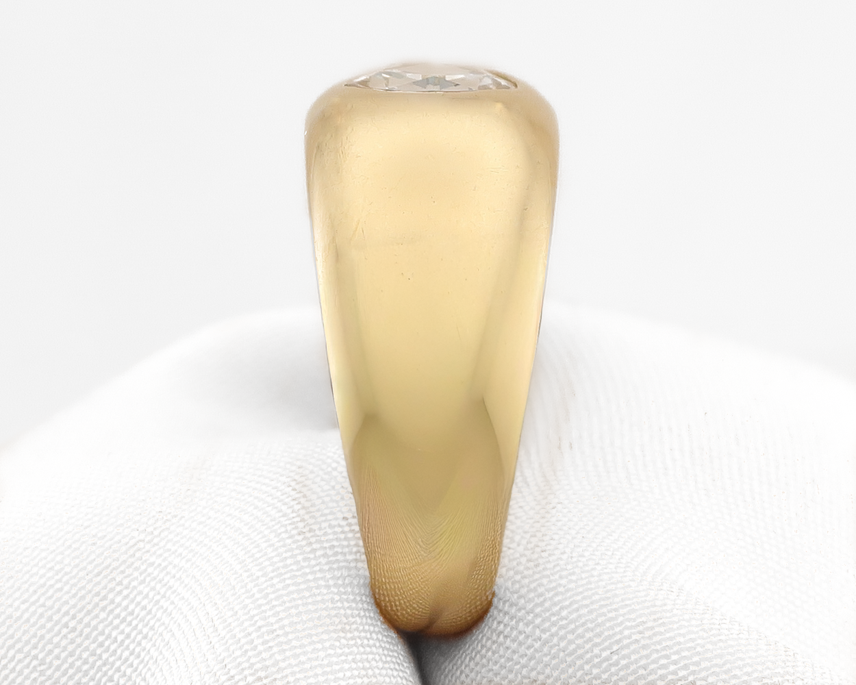 1980s Rose-Cut Pear Diamond Band