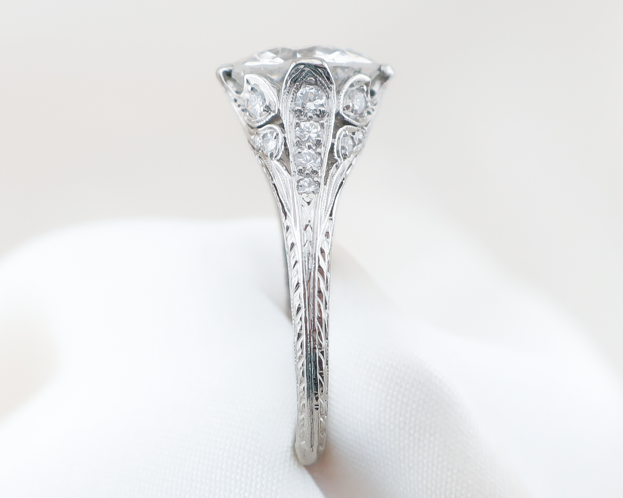 Art Deco 3.51-Carat Diamond Ring