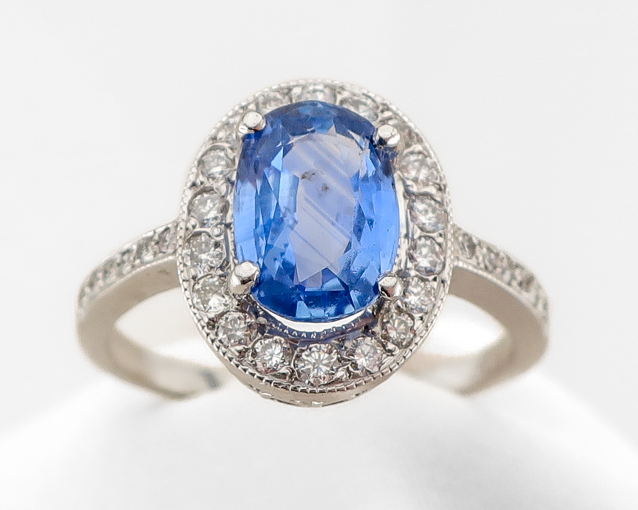 c1970 Sapphire & Diamond Ring
