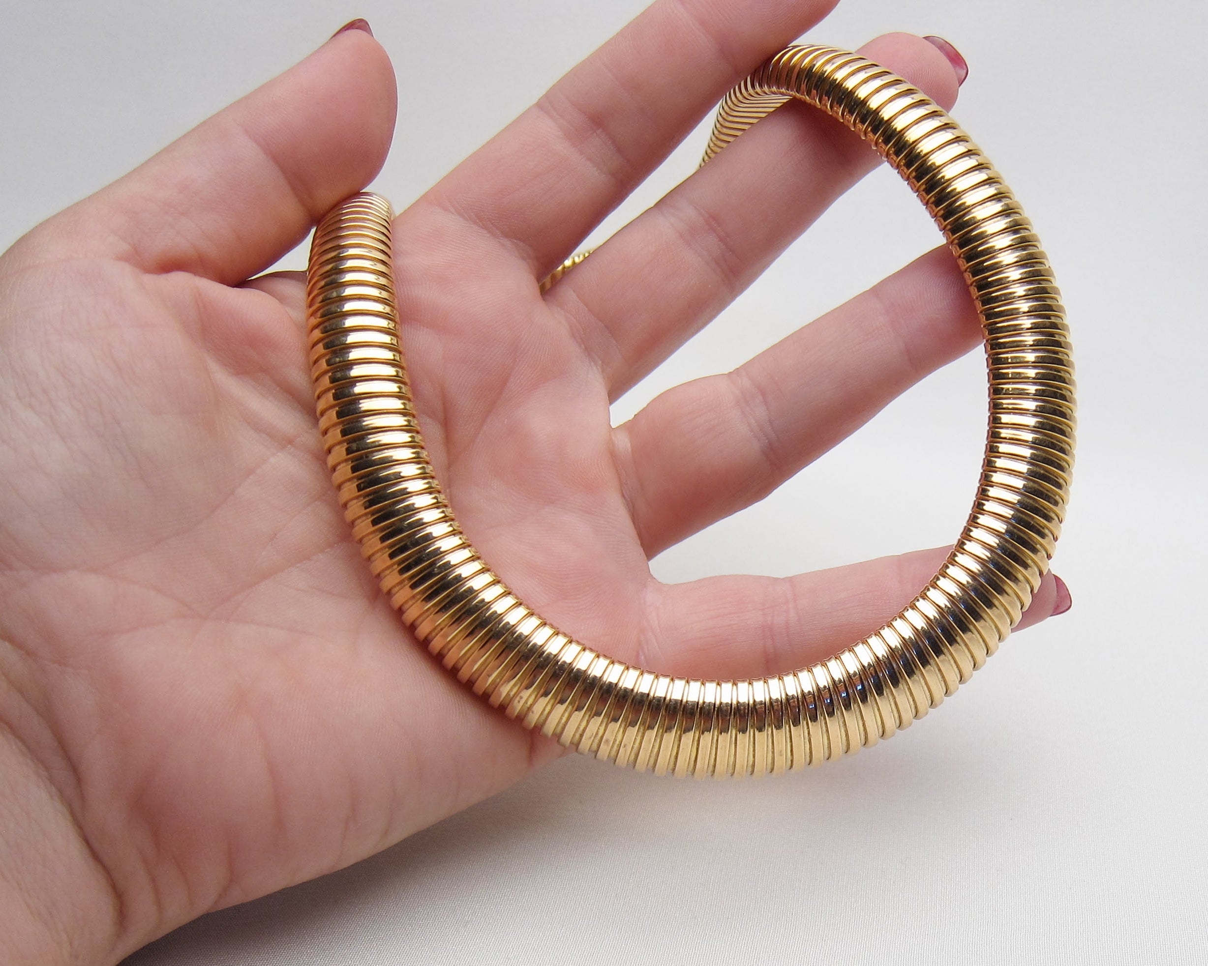 Retro-Era Gas Pipe Necklace