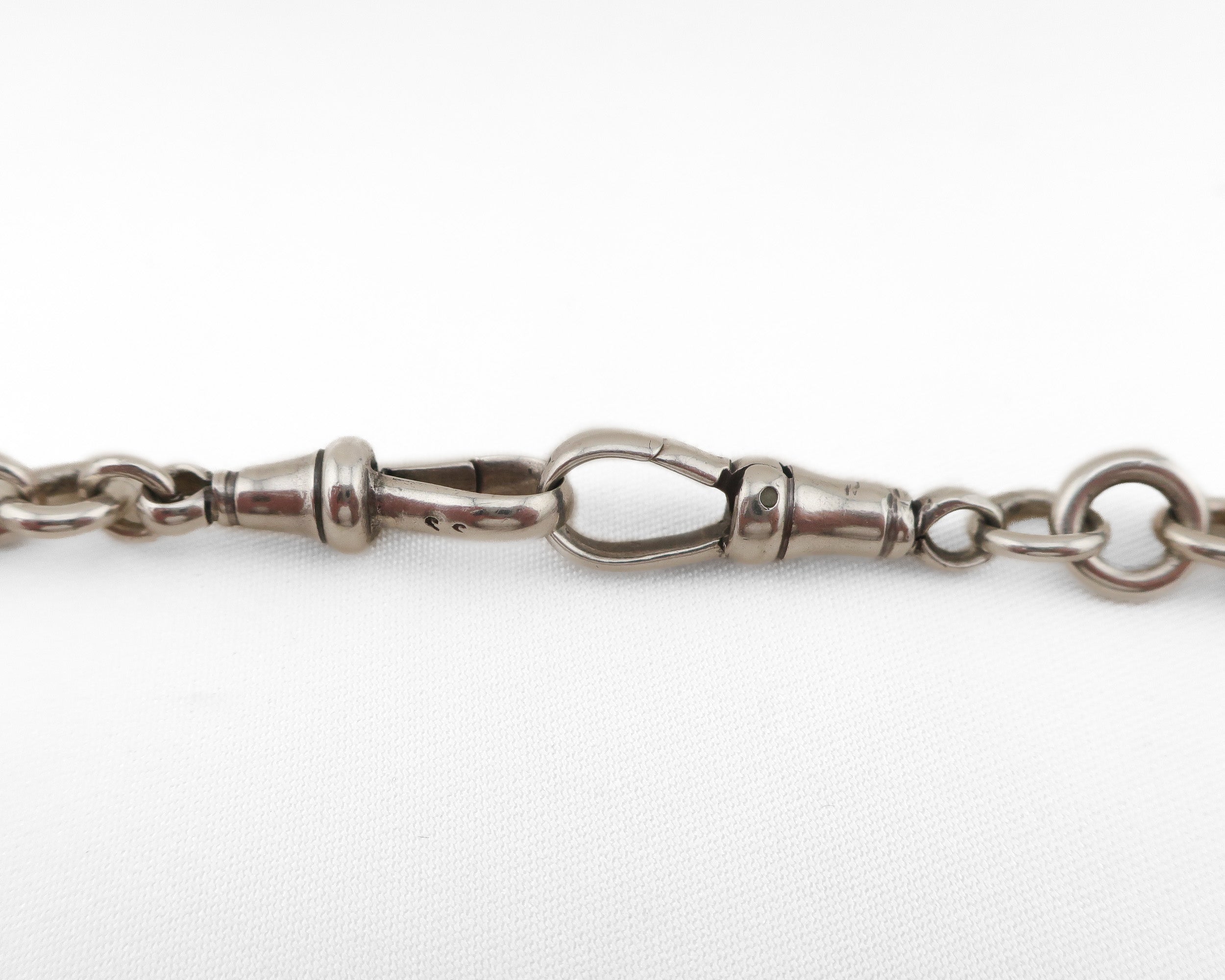 Victorian Sterling Silver Watch Chain
