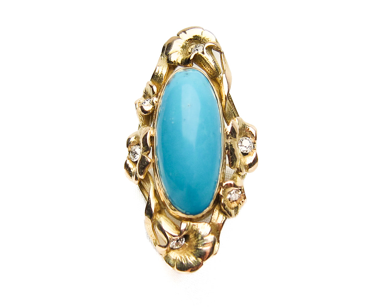 Art Nouveau Persian Turquoise Ring
