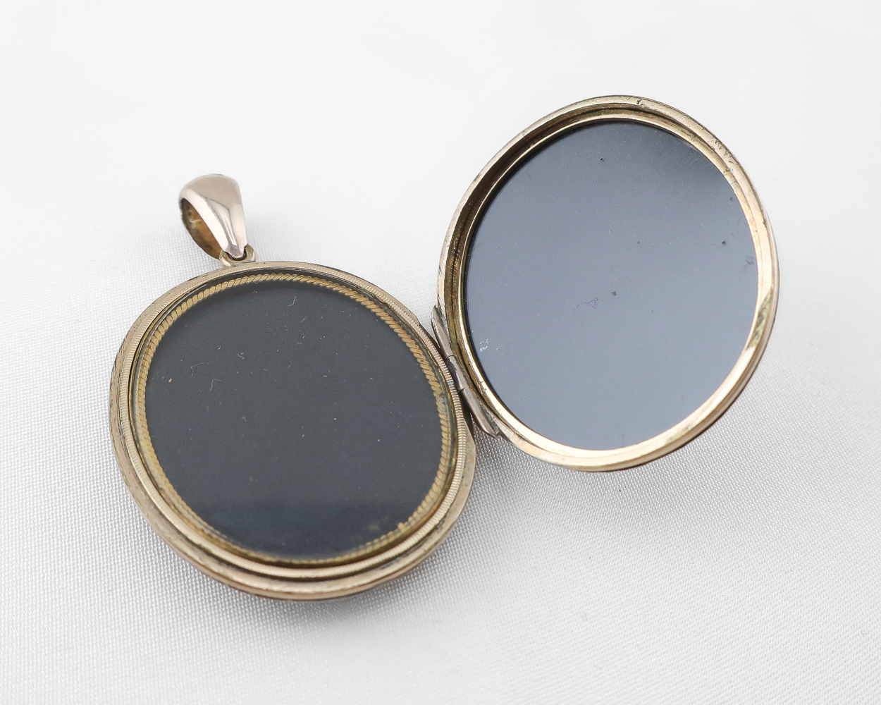 Victorian 9KT Engraved Floral Locket