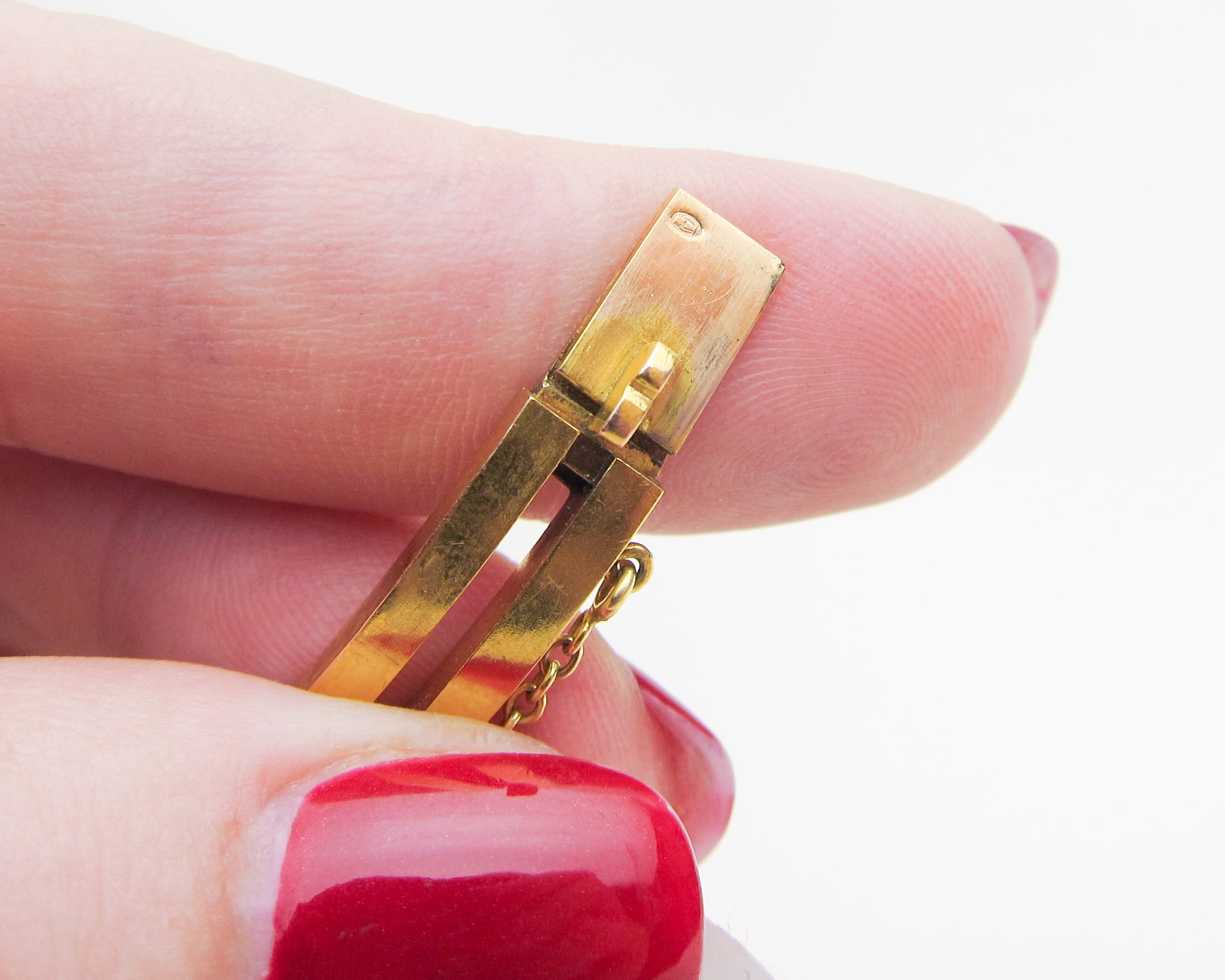 Victorian French Diamond, Sapphire & Pearl Bangle