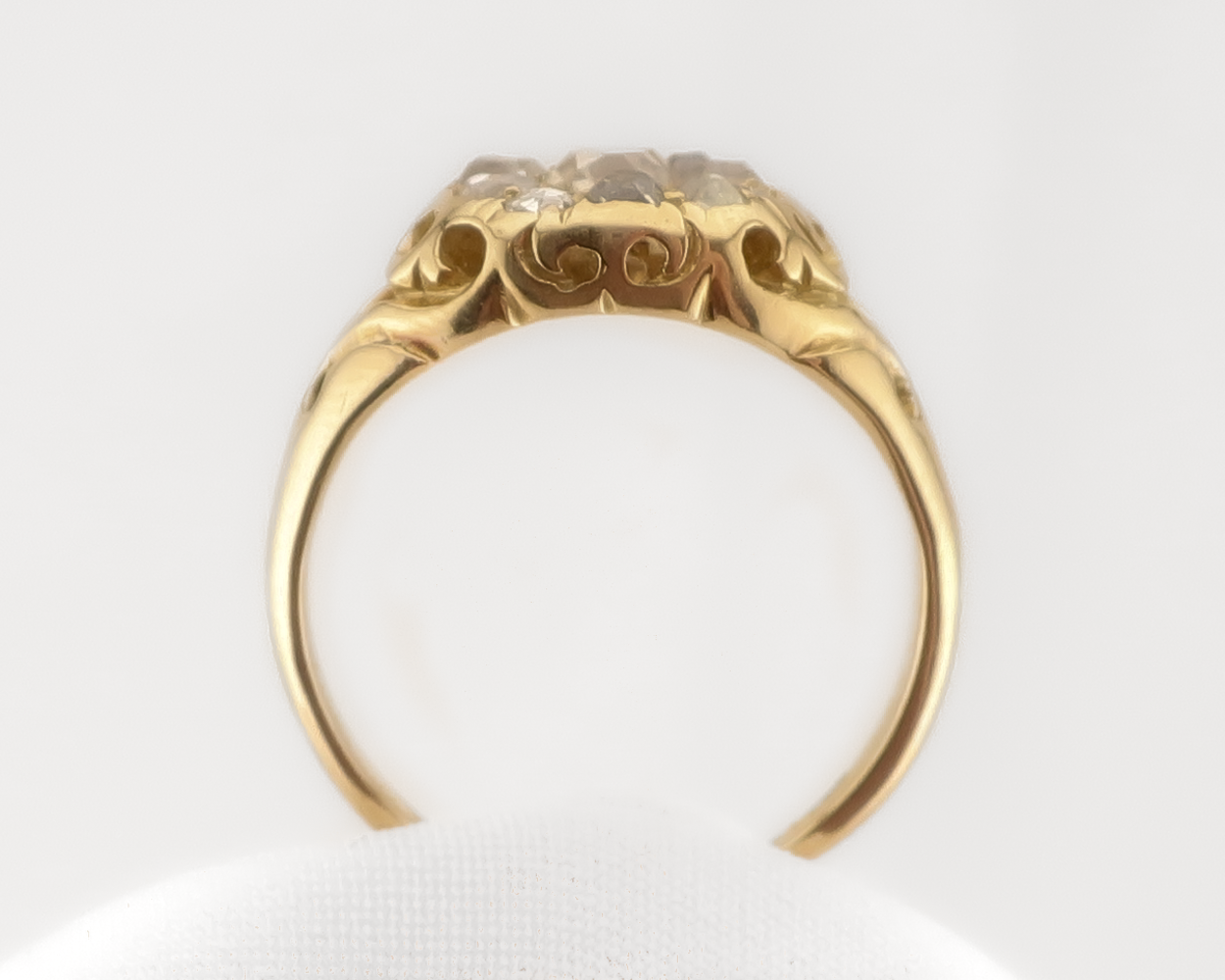 Art Deco Diamond Cluster Ring