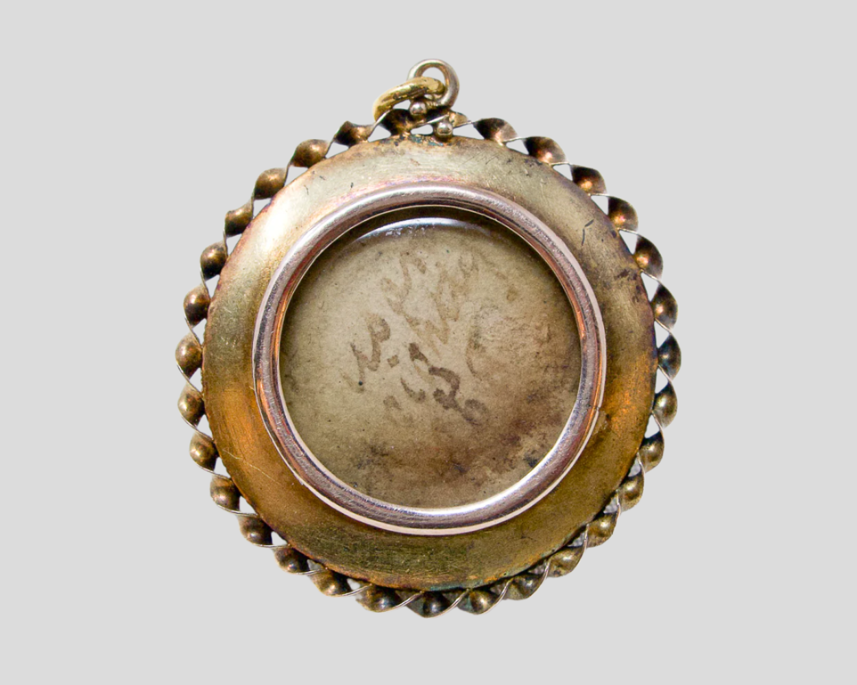 Victorian Turquoise Etruscan Revival Locket