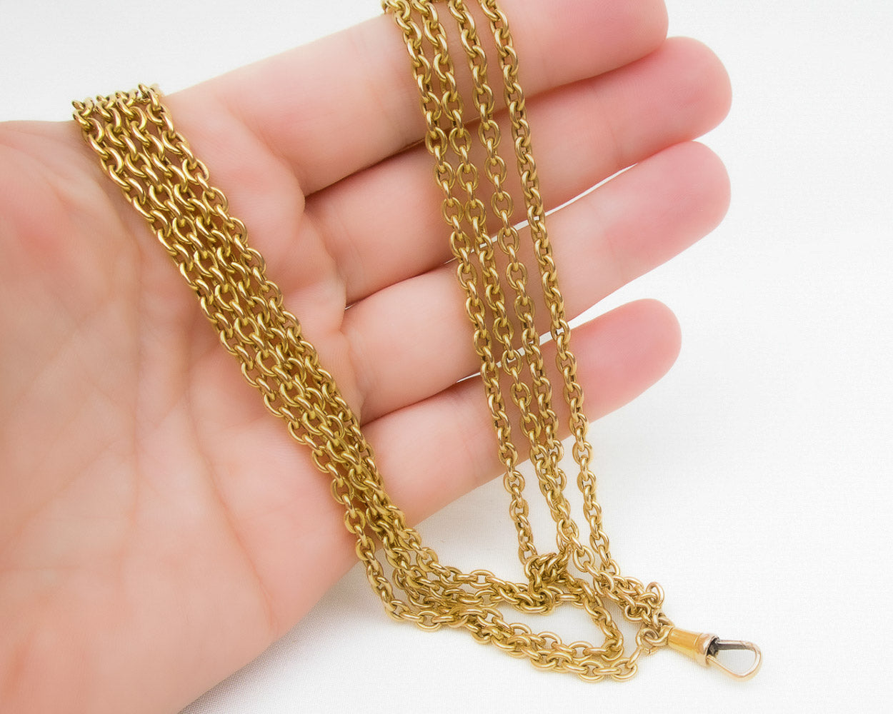 Victorian 18KT Gold French Chain