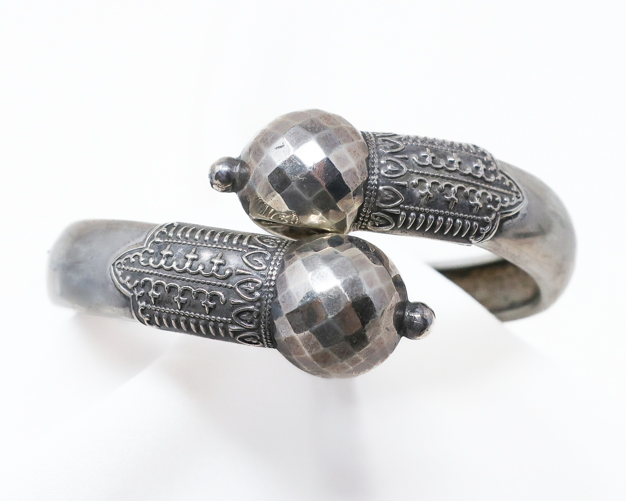 Vintage Ethnic Sterling Silver Bangle Old Silver Bracelet 13143 - Etsy