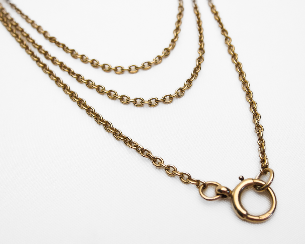 Circa 1900 15KT Gold Chain