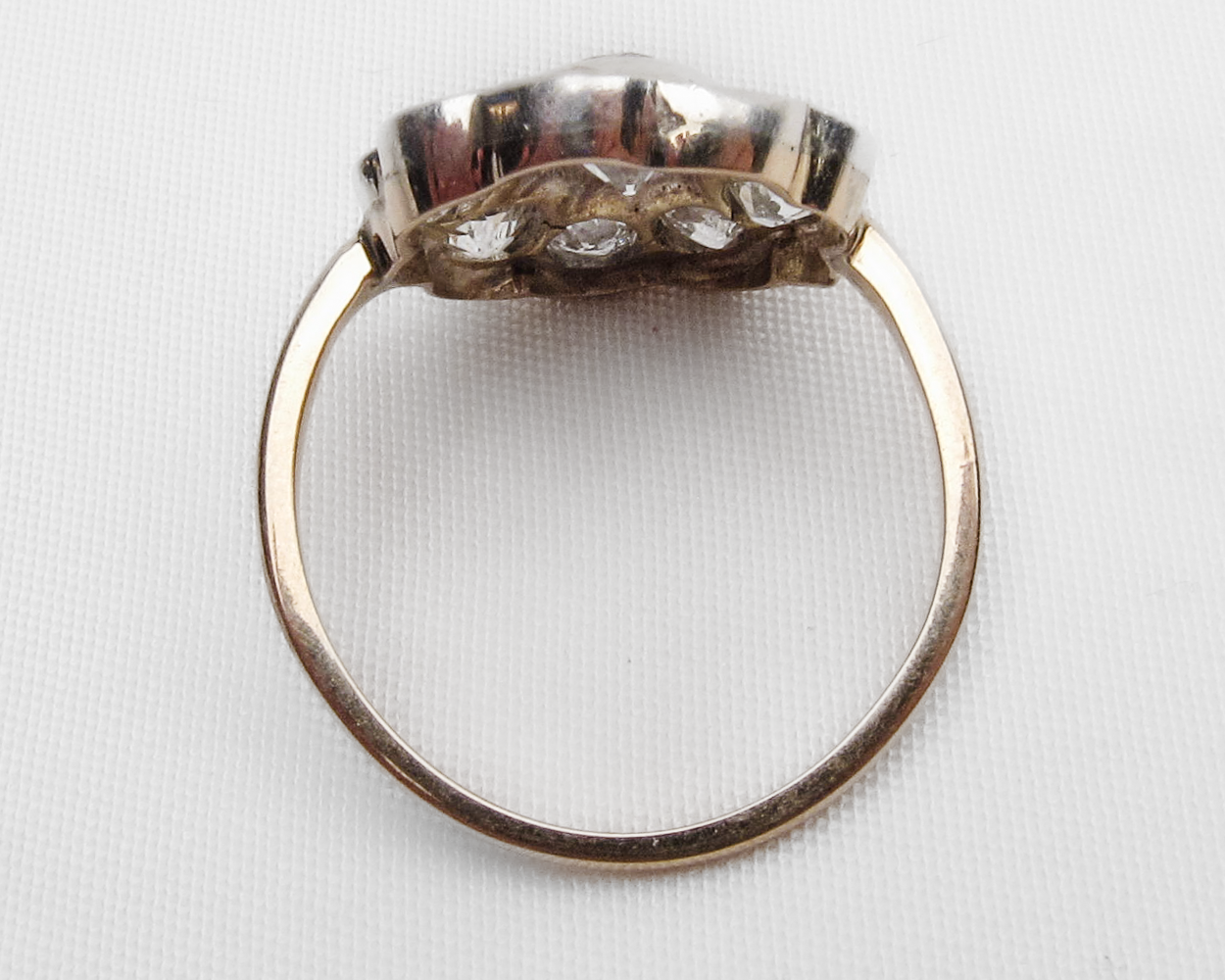 Victorian Diamond Cluster Ring