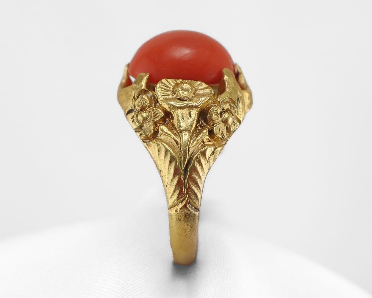 Early-Victorian Coral Ring