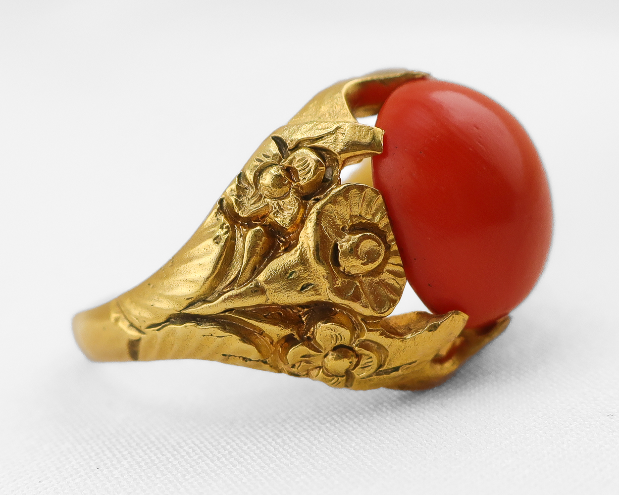 Early-Victorian Coral Ring