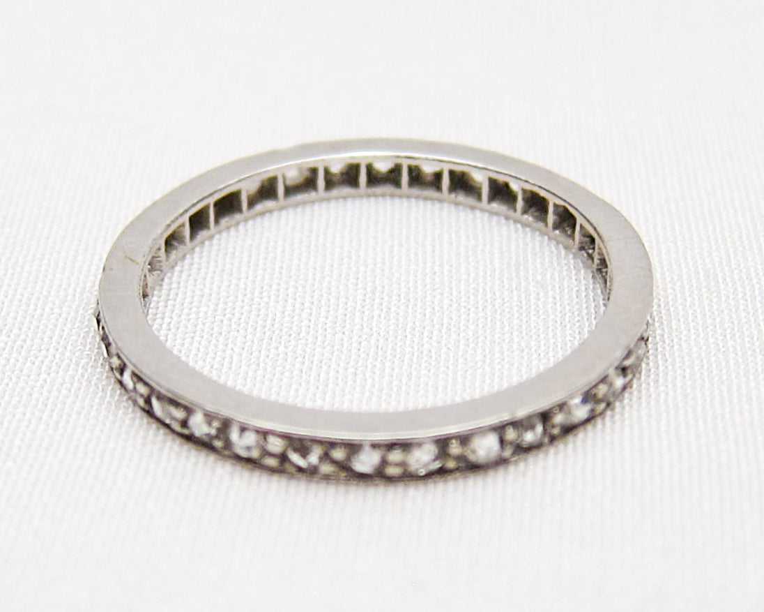 Edwardian Diamond Eternity Band