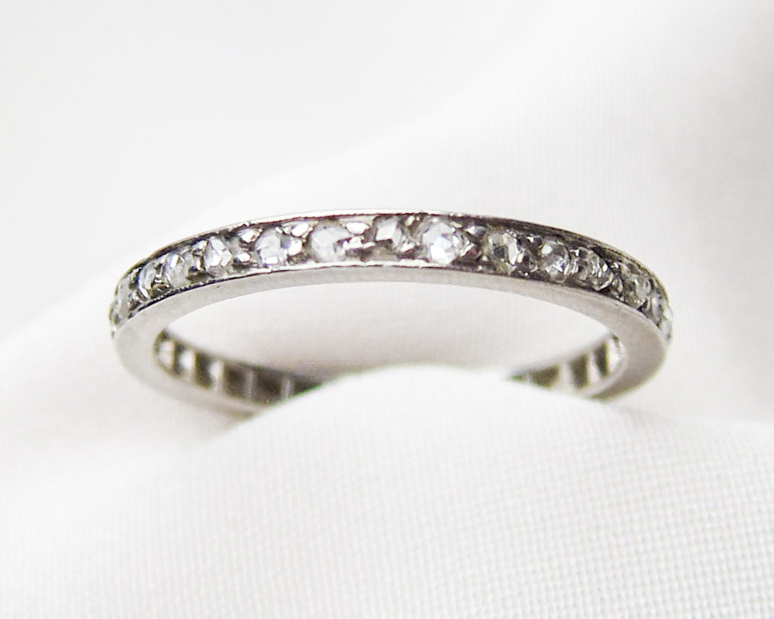 Edwardian Diamond Eternity Band