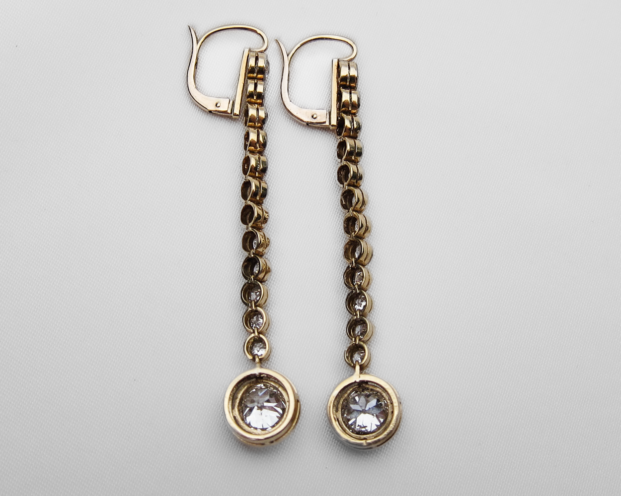 Art Deco Diamond Drop Earrings