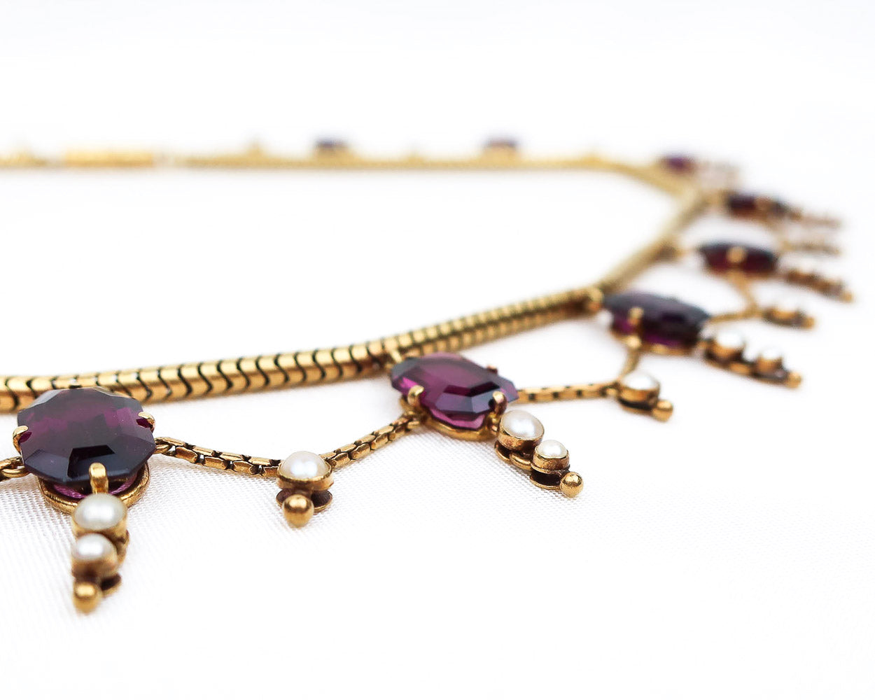 Victorian Grand Period Garnet Necklace
