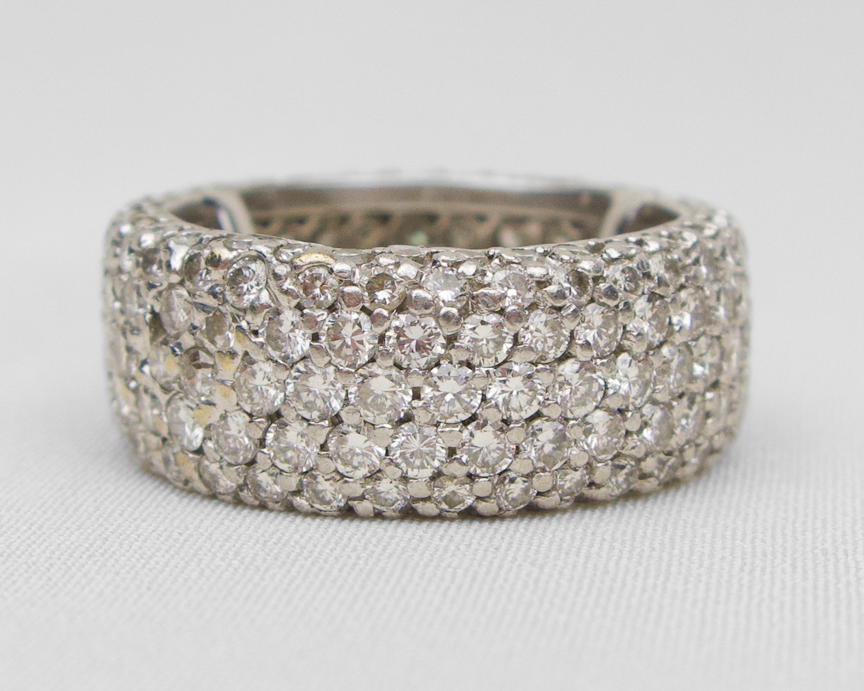 Late-Midcentury Diamond Eternity Band
