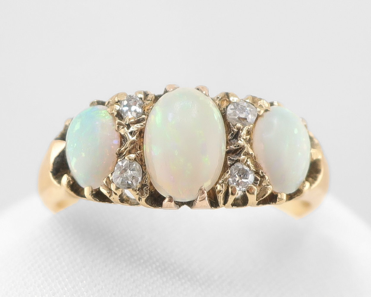 Victorian Opal & Diamond Ring