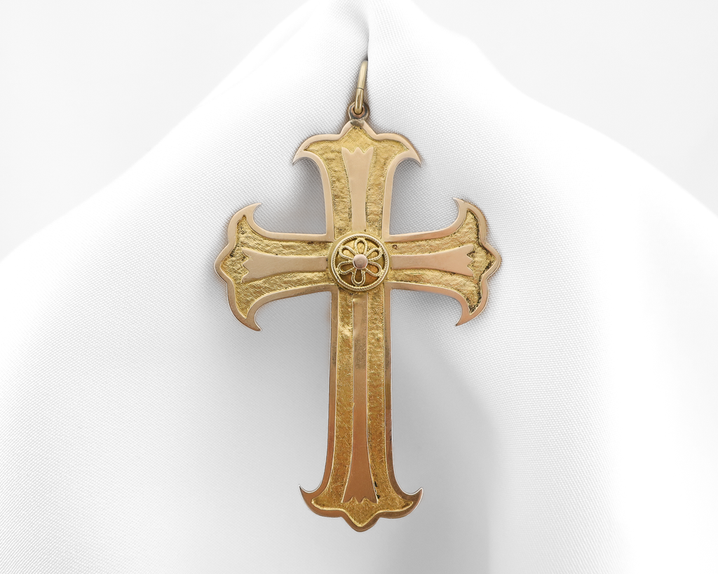 A22512-VICTORIAN-GOLD-CROSS-