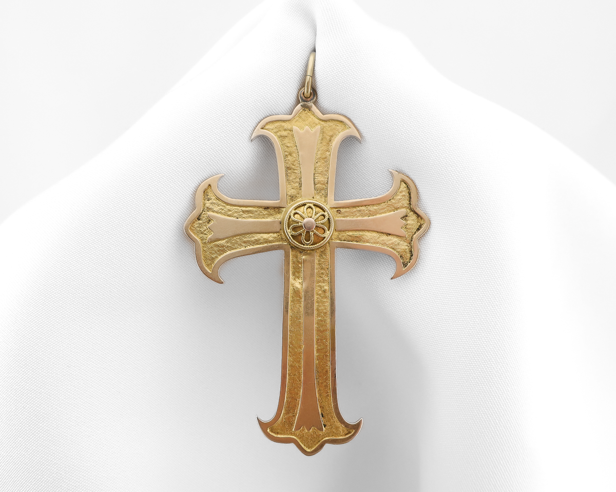 A22512-VICTORIAN-GOLD-CROSS-