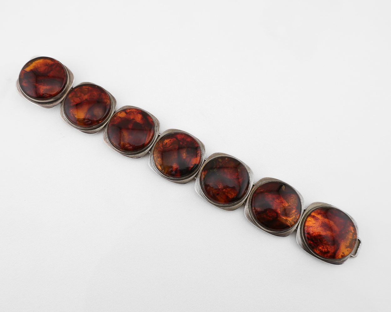 Midcentury Danish Amber Bracelet
