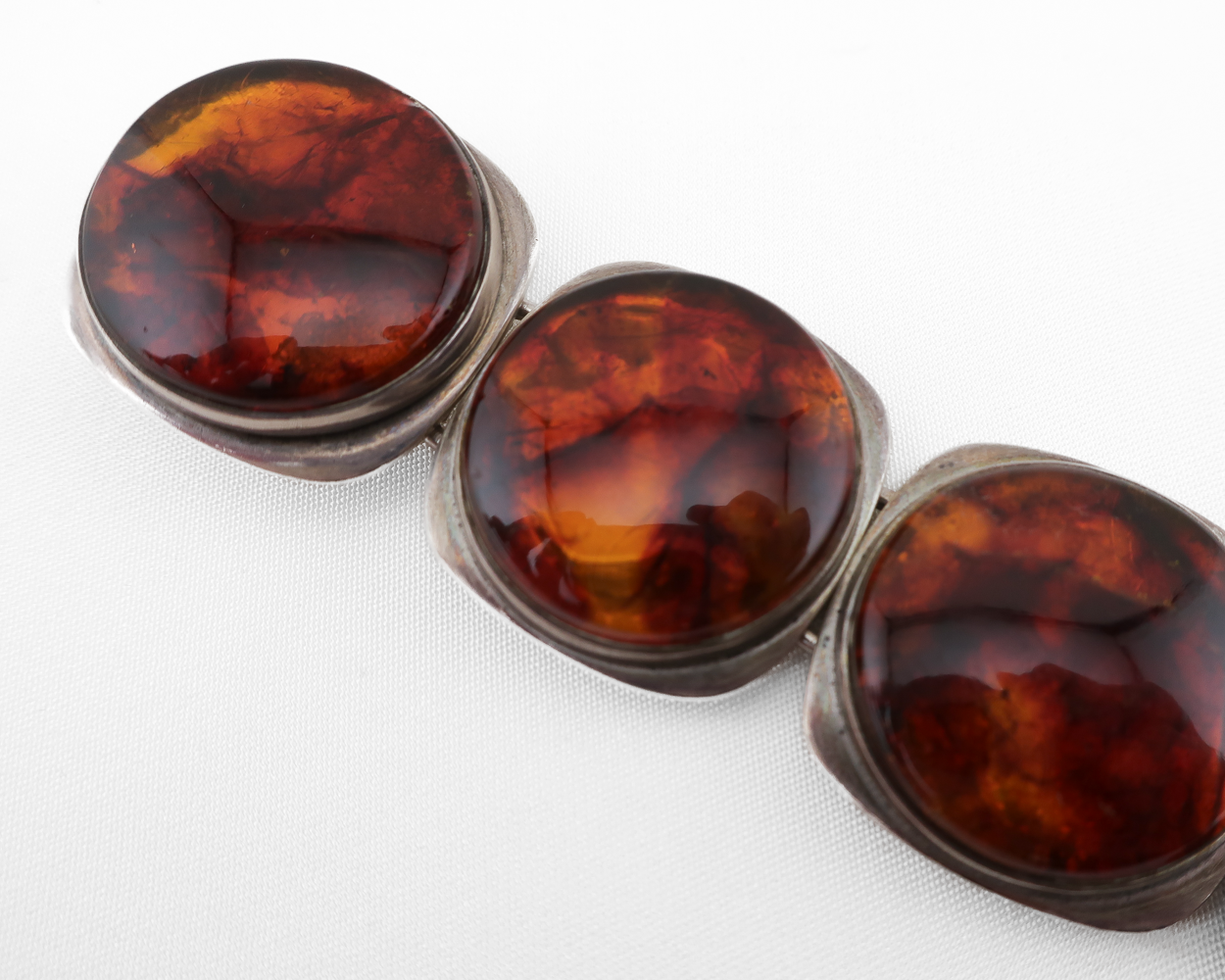 Midcentury Danish Amber Bracelet