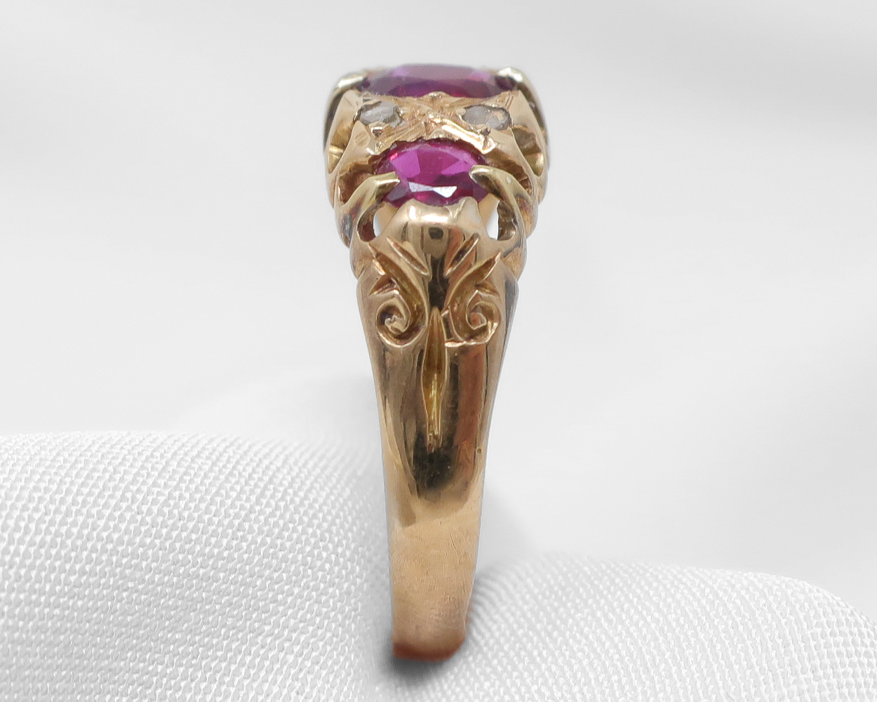 Edwardian Ruby & Diamond Ring