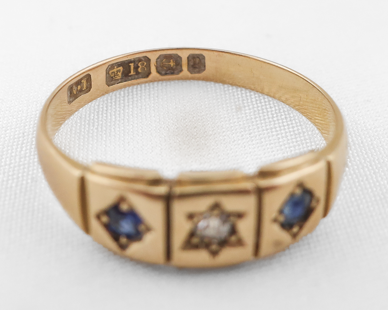 Victorian Sapphire & Diamond Band