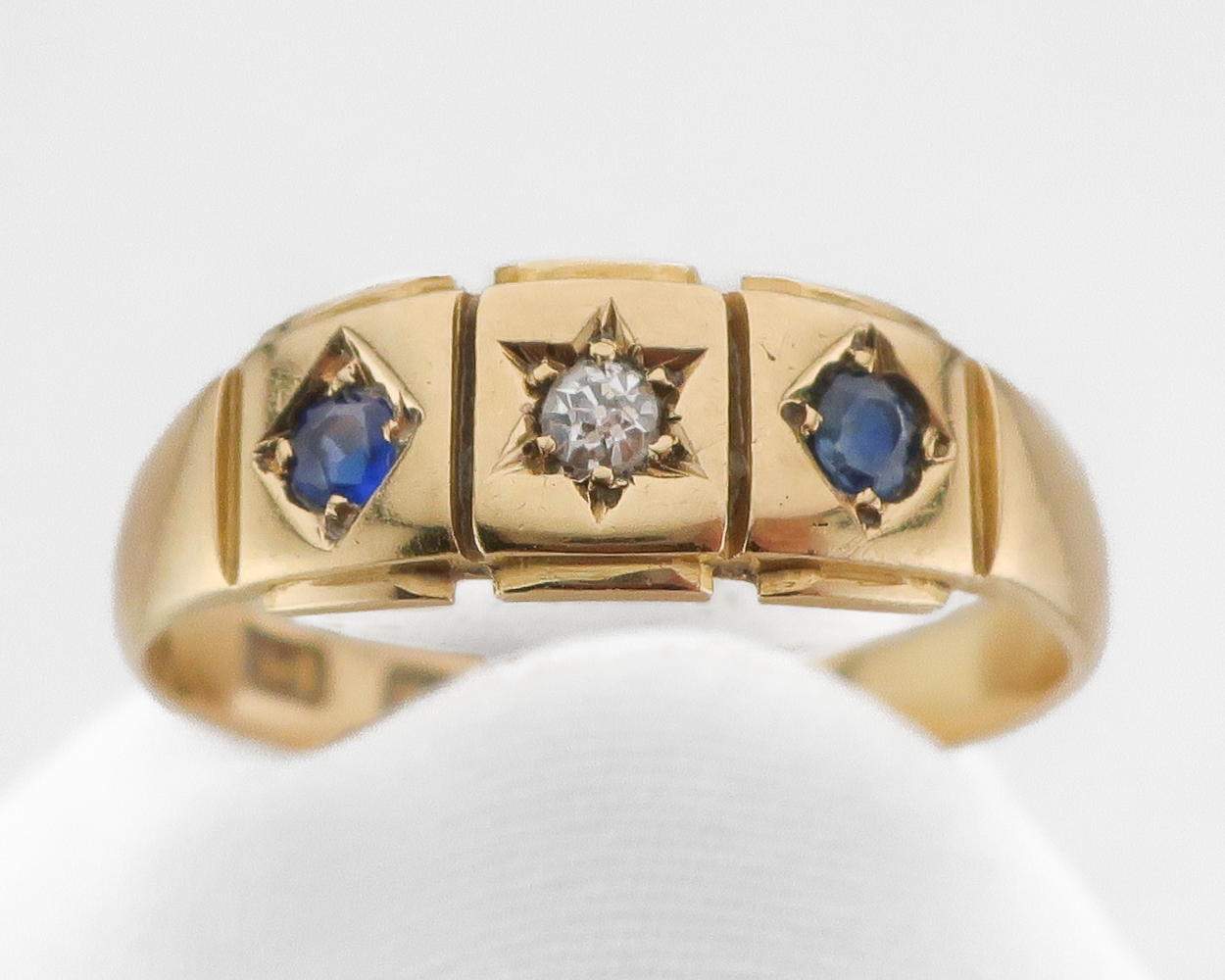Victorian Sapphire & Diamond Band