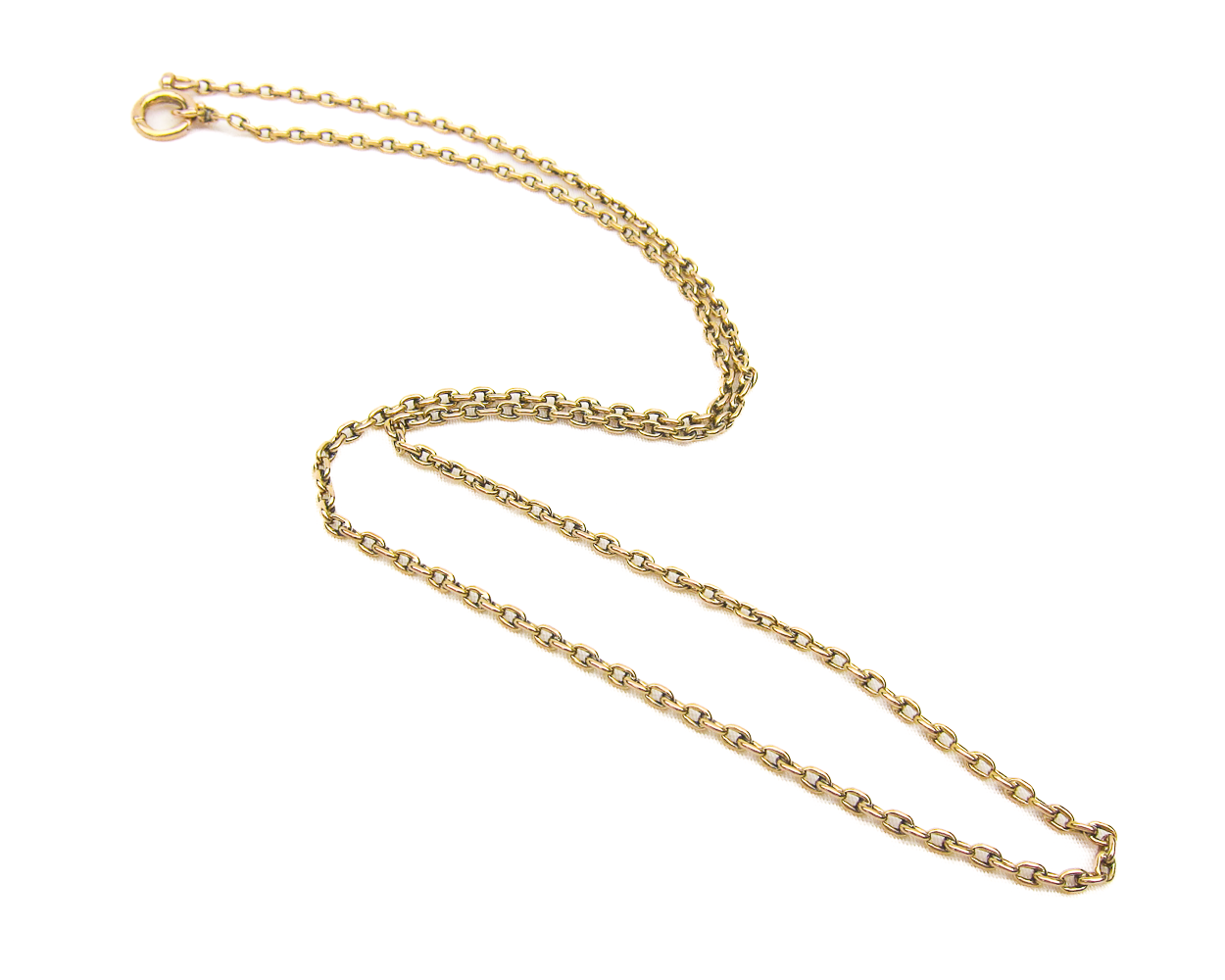 Victorian 18KT Gold Chain — Isadoras Antique Jewelry