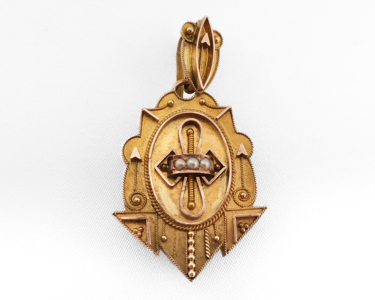 Victorian Etruscan-Revival Pendant Locket