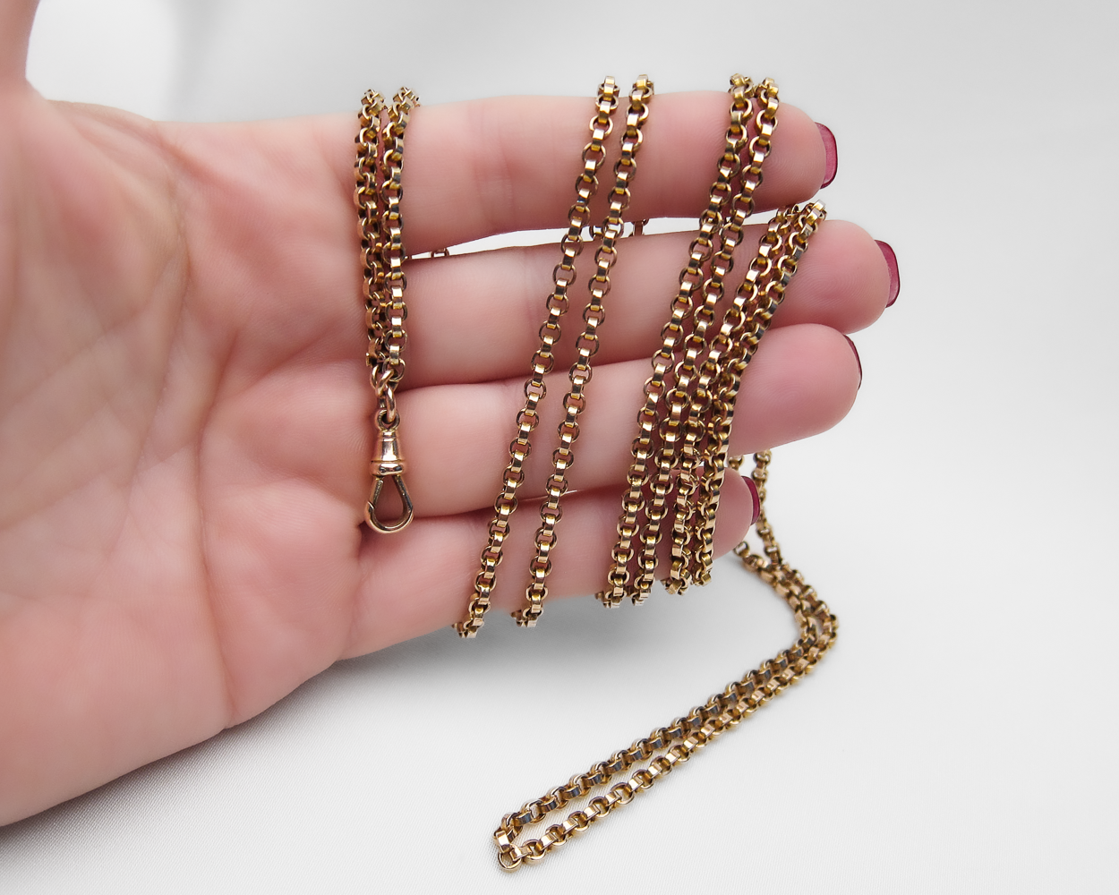 Victorian English 9KT Gold Chain