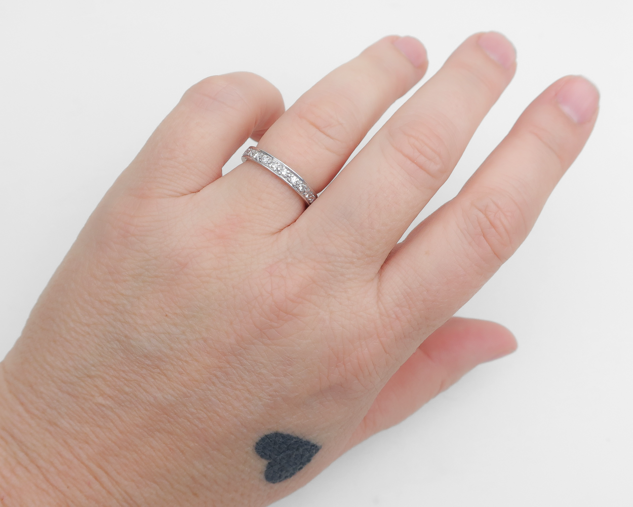 Art Deco Diamond Eternity Band