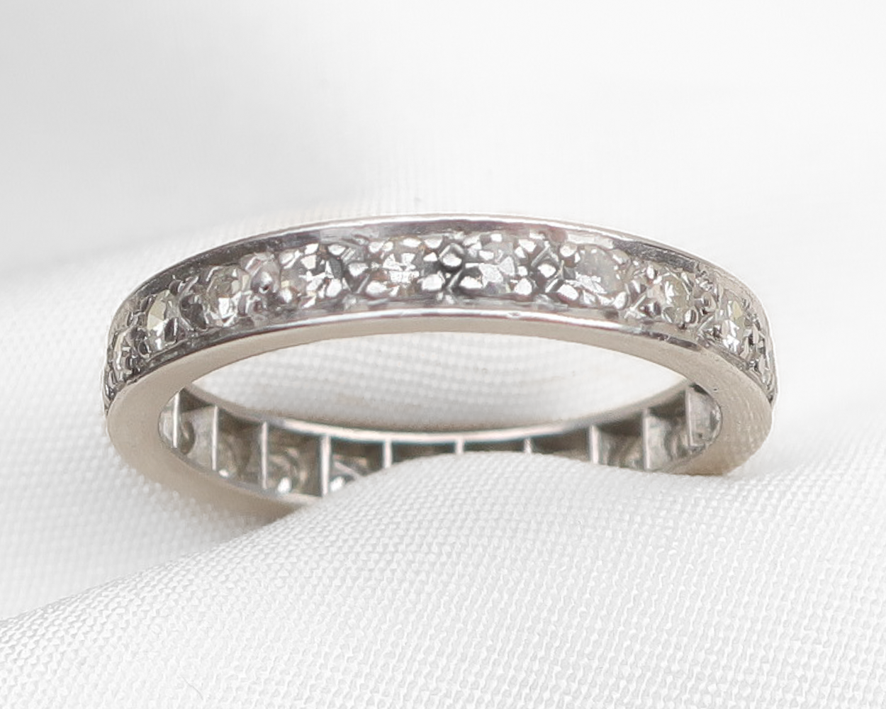 Art Deco Diamond Eternity Band