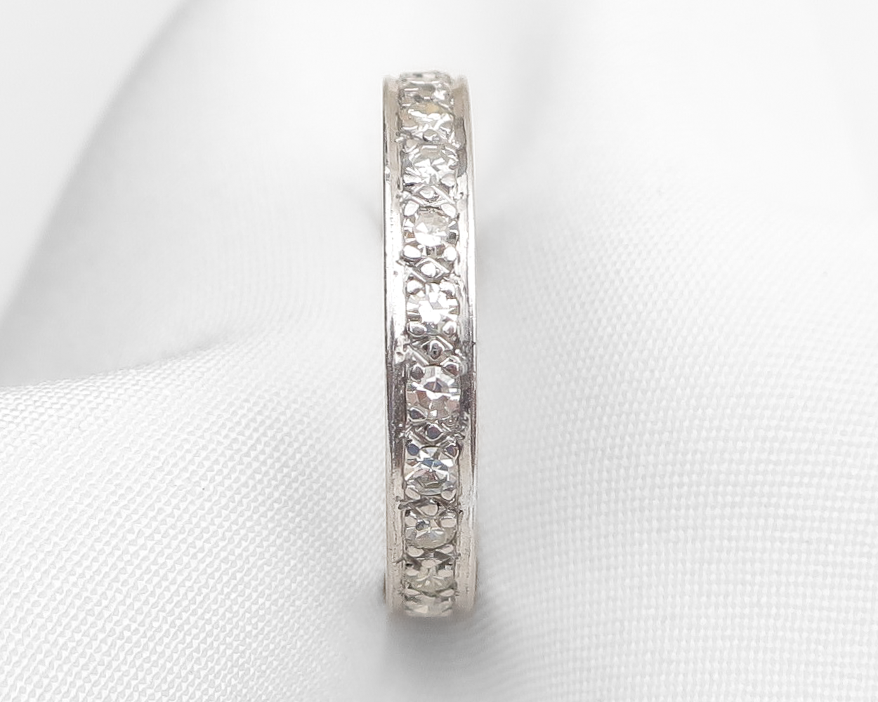 Art Deco Diamond Eternity Band