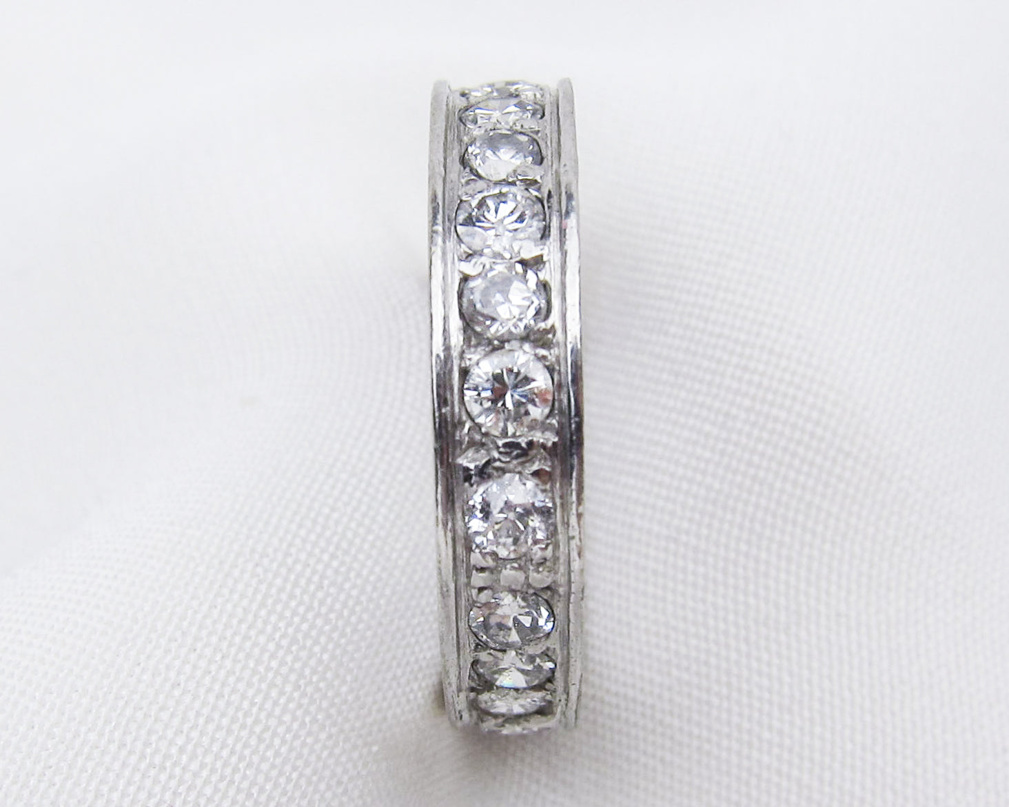 Art Deco White Gold Diamond Eternity Band