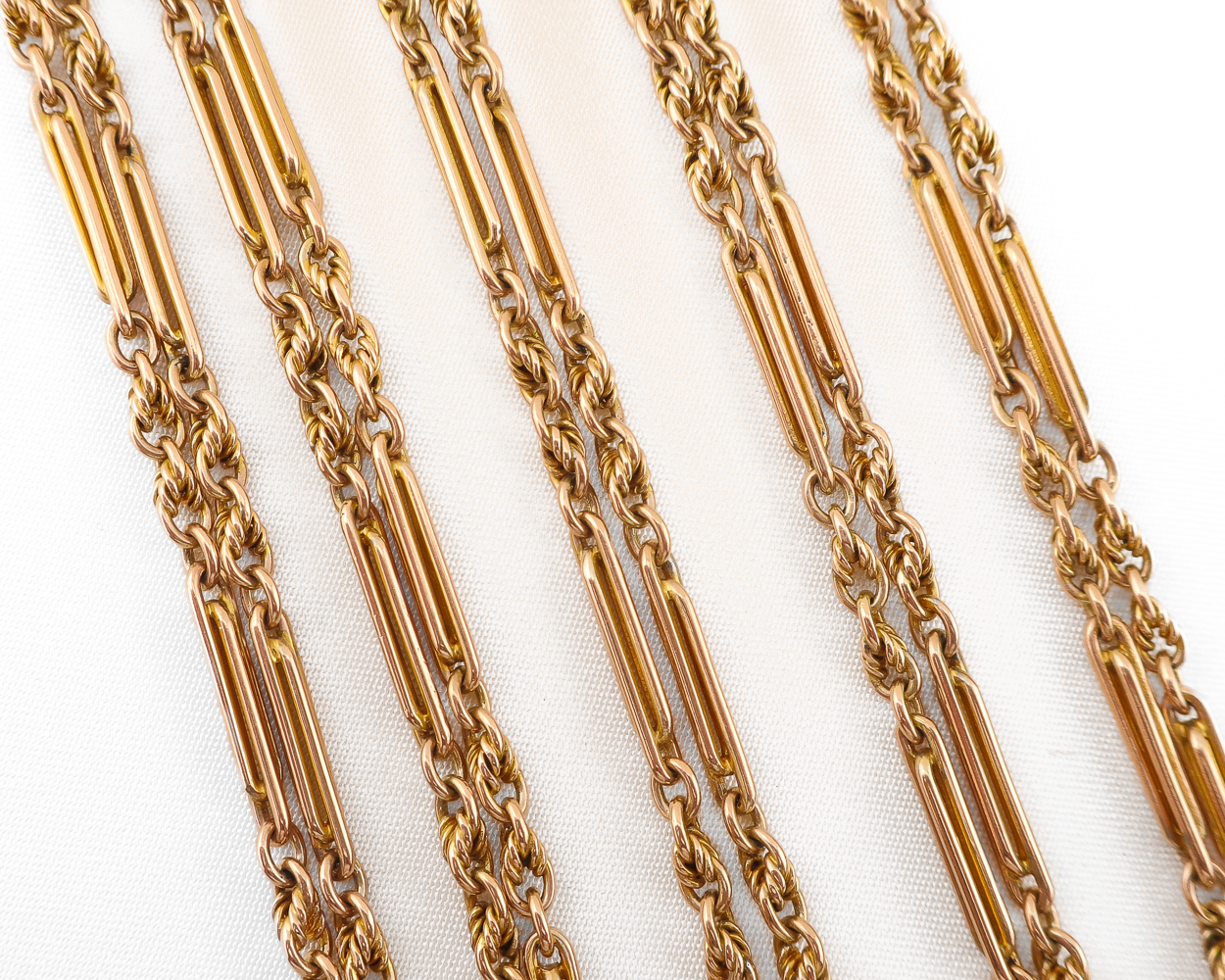Victorian Fancy 9KT Gold Chain