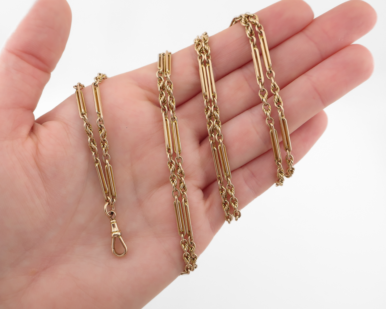 Victorian Fancy 9KT Gold Chain