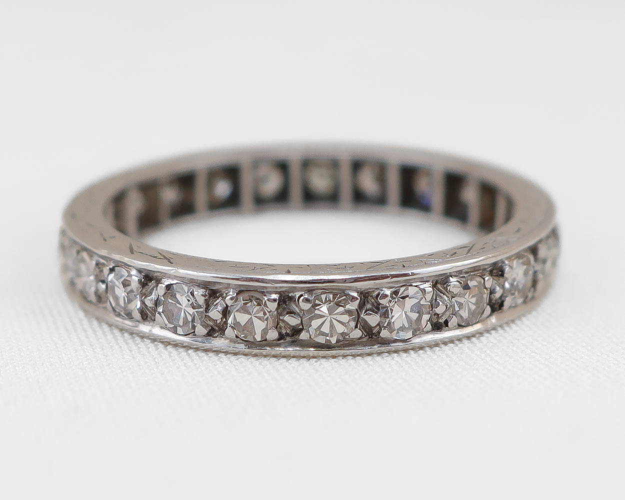 Art Deco Diamond Eternity Band